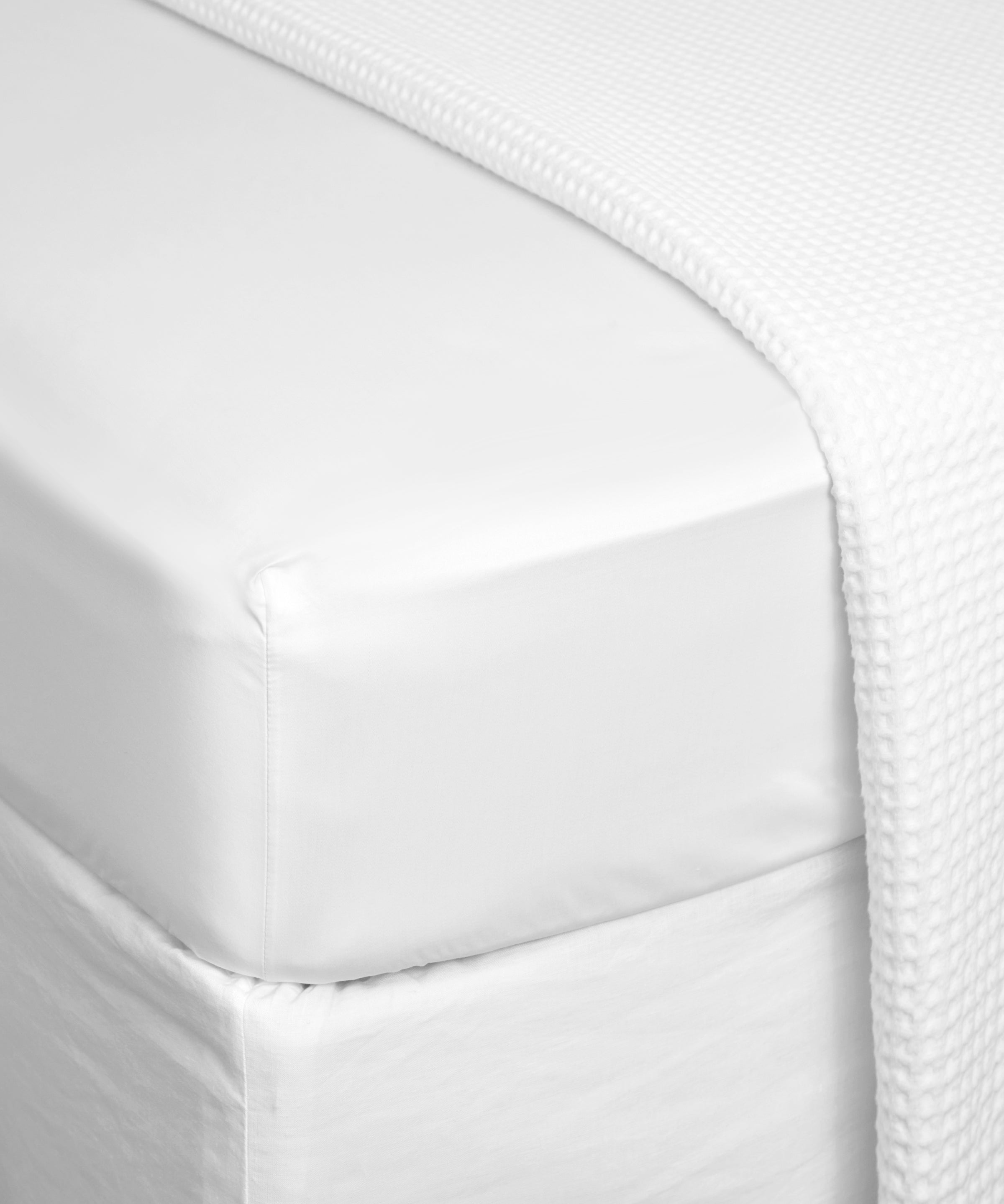 Monarch Fitted Sheet | White-1