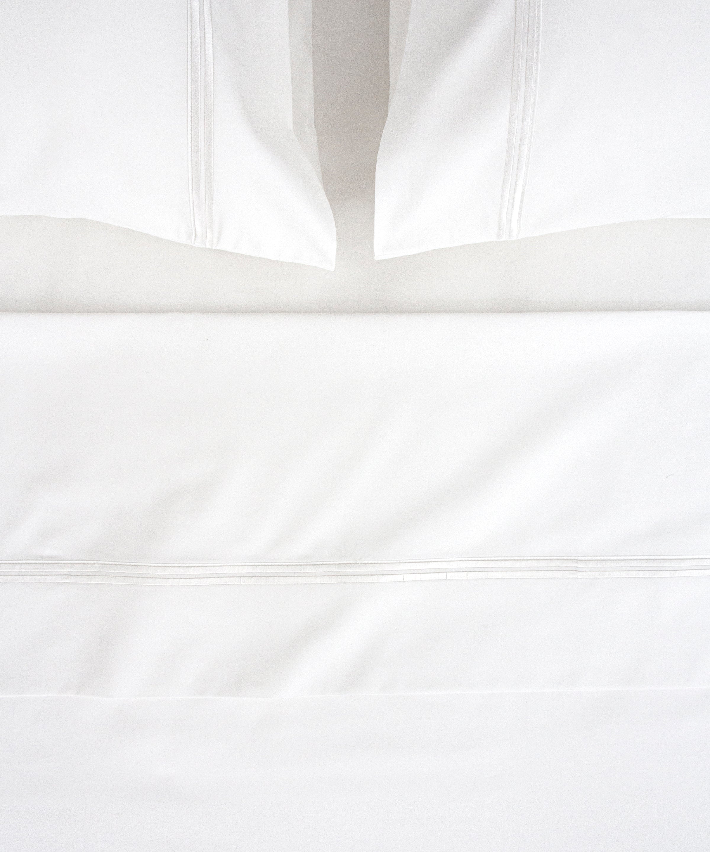 Monarch Flat Embroidery Sheet | White White-1