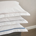 Monarch Oxford Pillowcase Set | Grey White-3