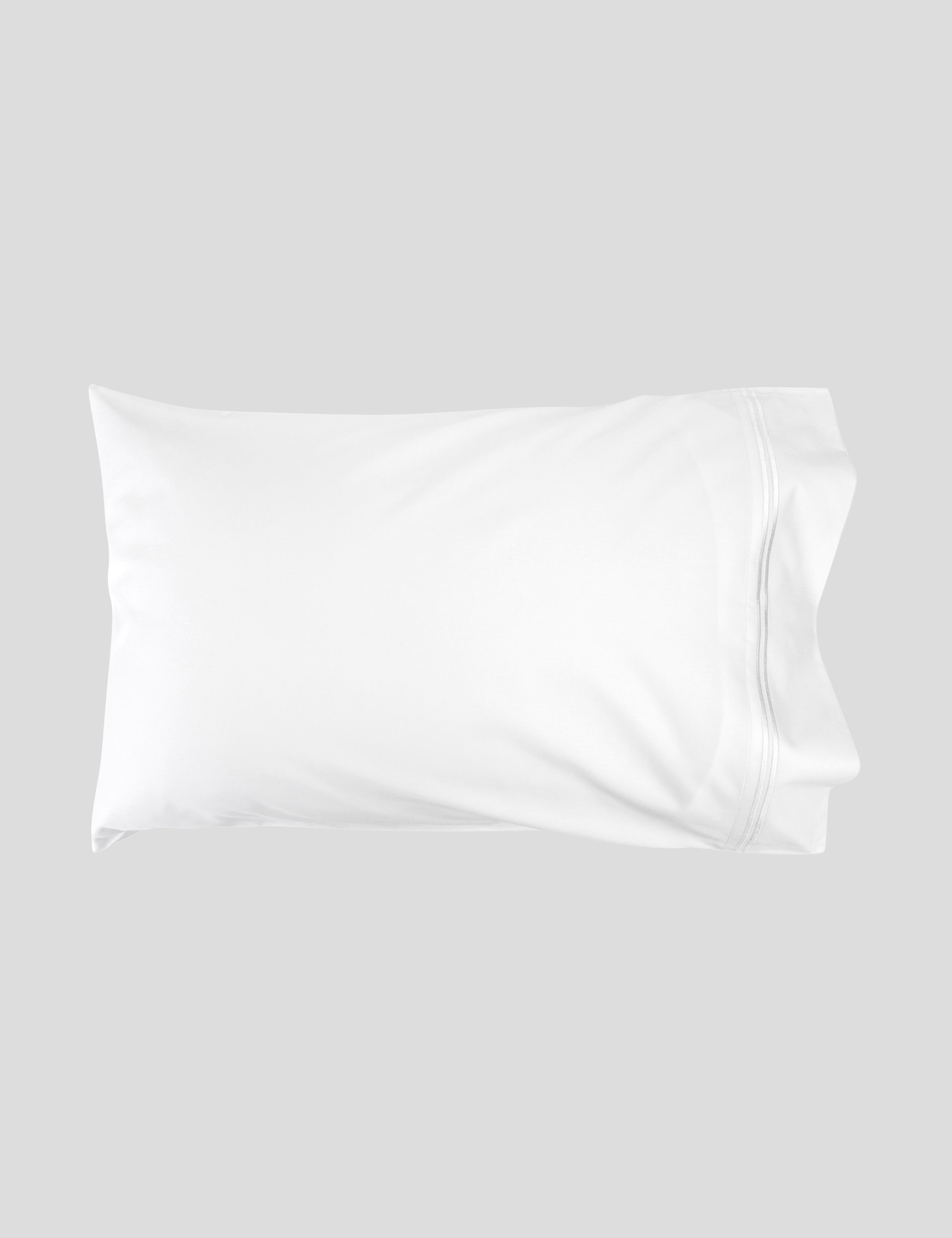 Monarch Standard Pillowcase Set | White-1