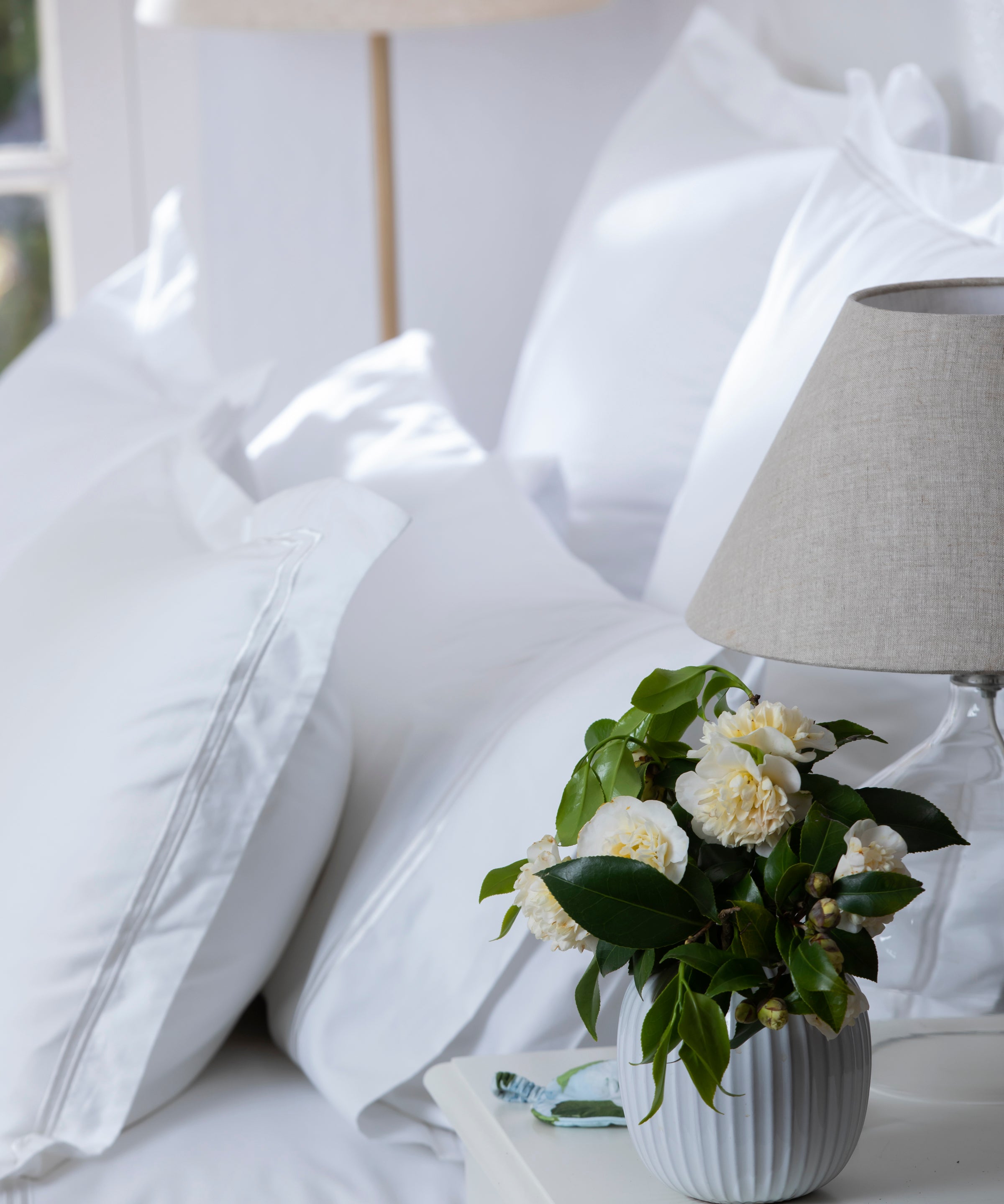 Monarch Standard Pillowcase Set | White-2