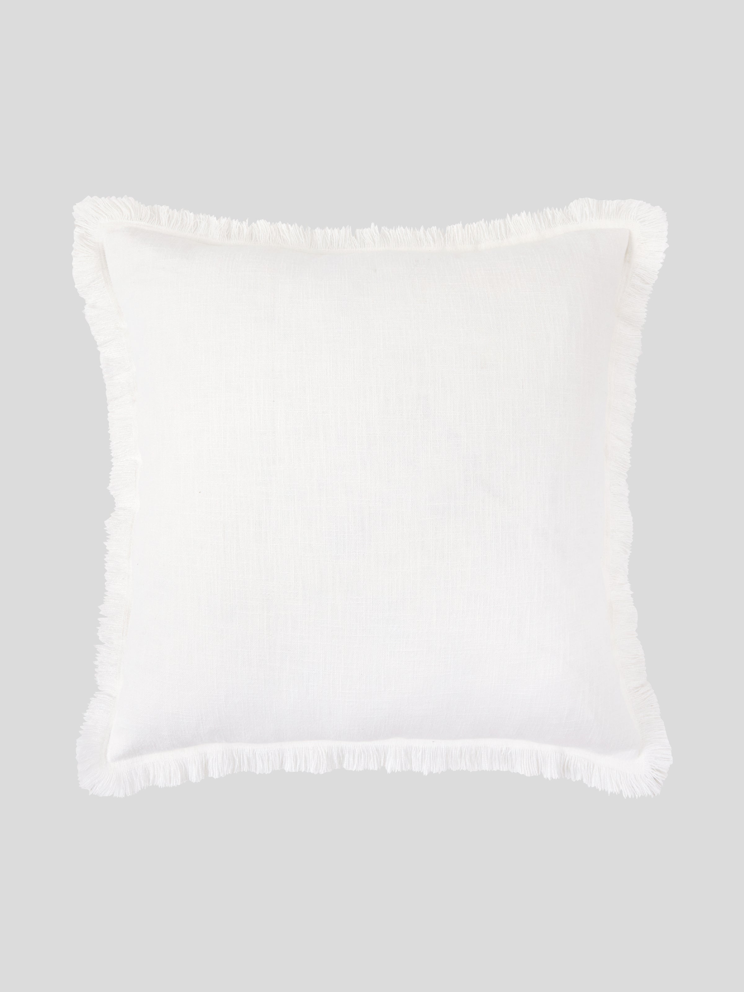 Montego Large Square Cushion Cover | White-1