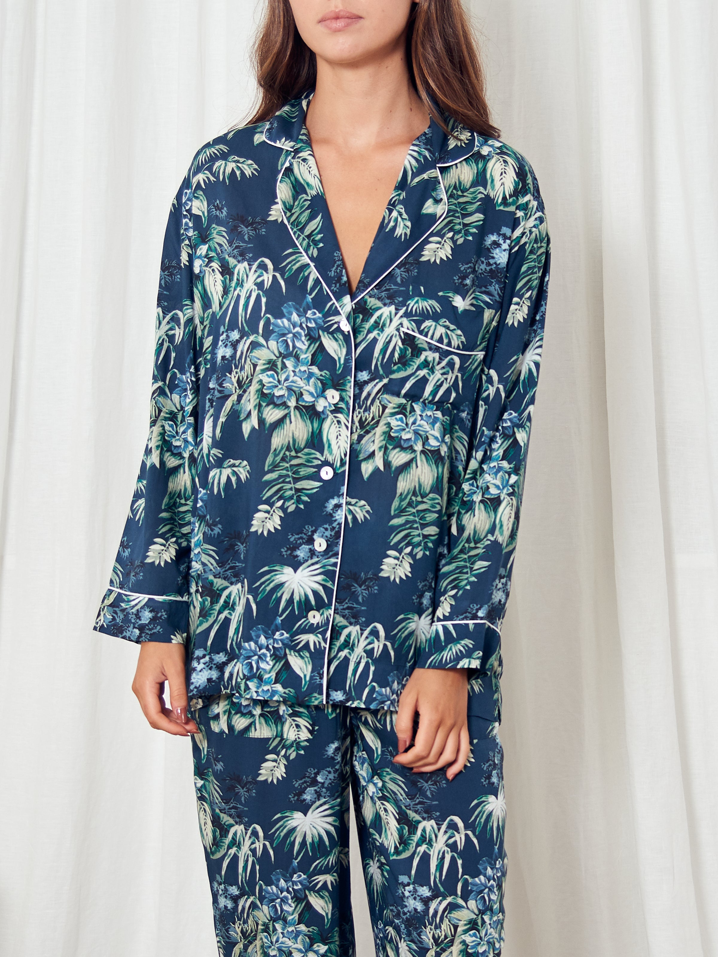 Moondance PJ Shirt | Navy-1