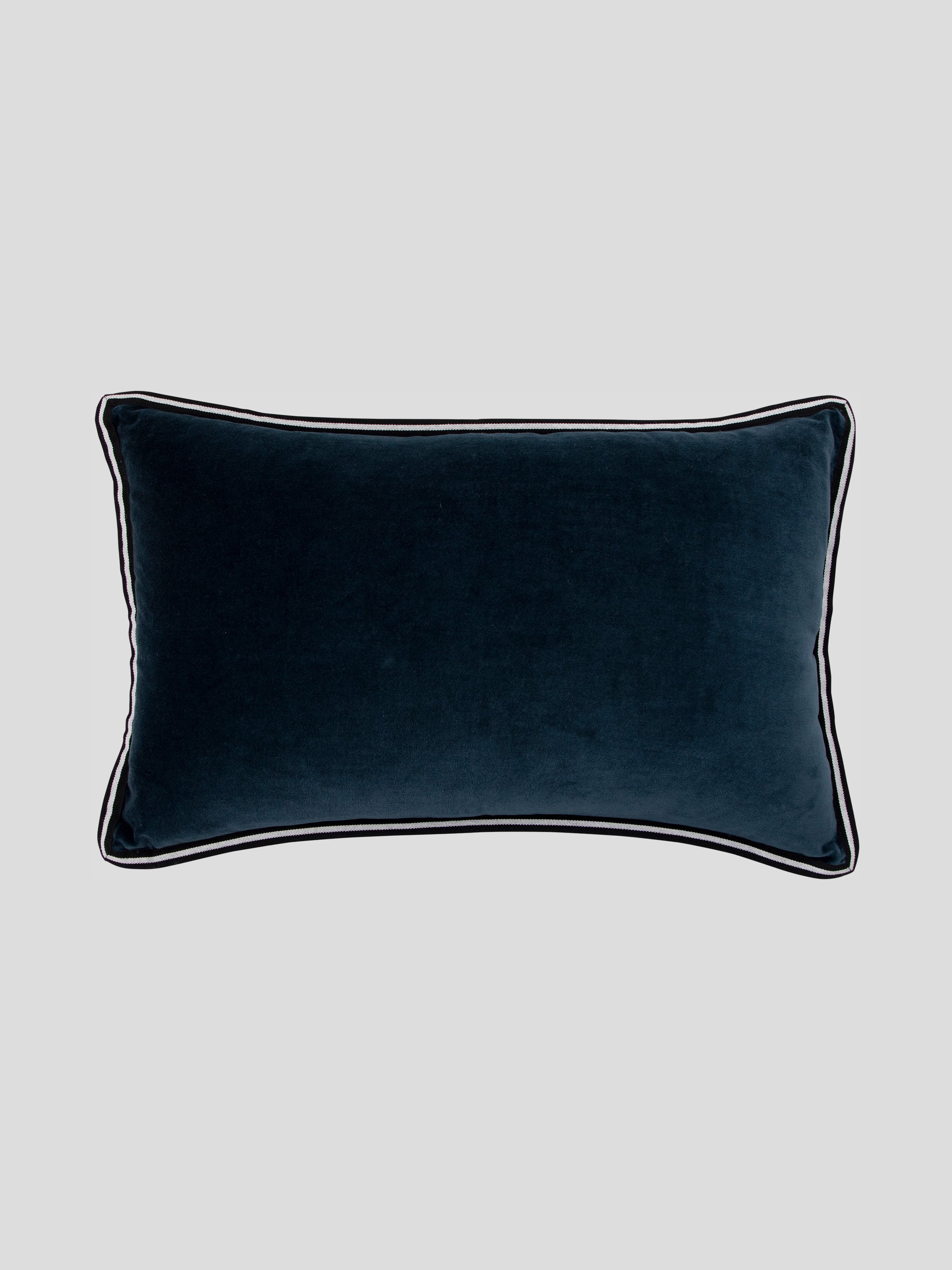 Moonlight Ribbon Cushion Cover | Navy Blue-1