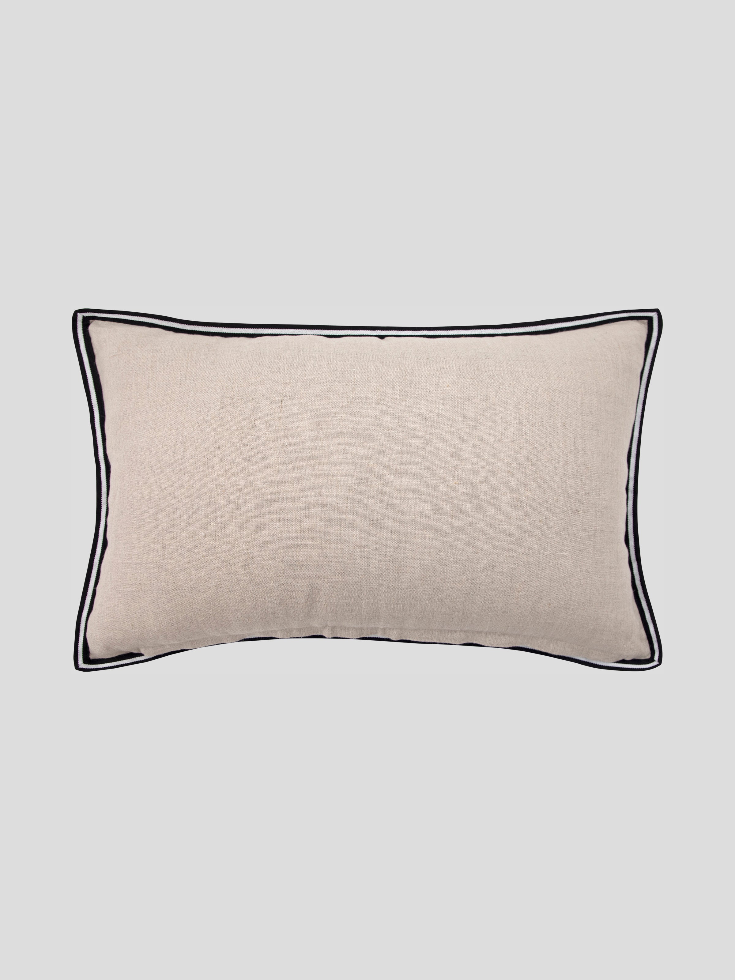 Moonlight Ribbon Cushion Cover | Navy Blue-3