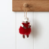 Mrs Mouse Decoration | Red-1