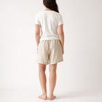 Mykonos Linen Shorts | Natural-4