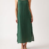 Mykonos Linen Square Neck Dress | Ivy-1