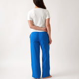 Mykonos Linen Straight Leg Pants | Topaz-4