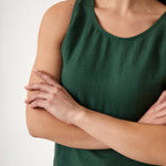 Mykonos Linen Tunic Singlet | Ivy-2