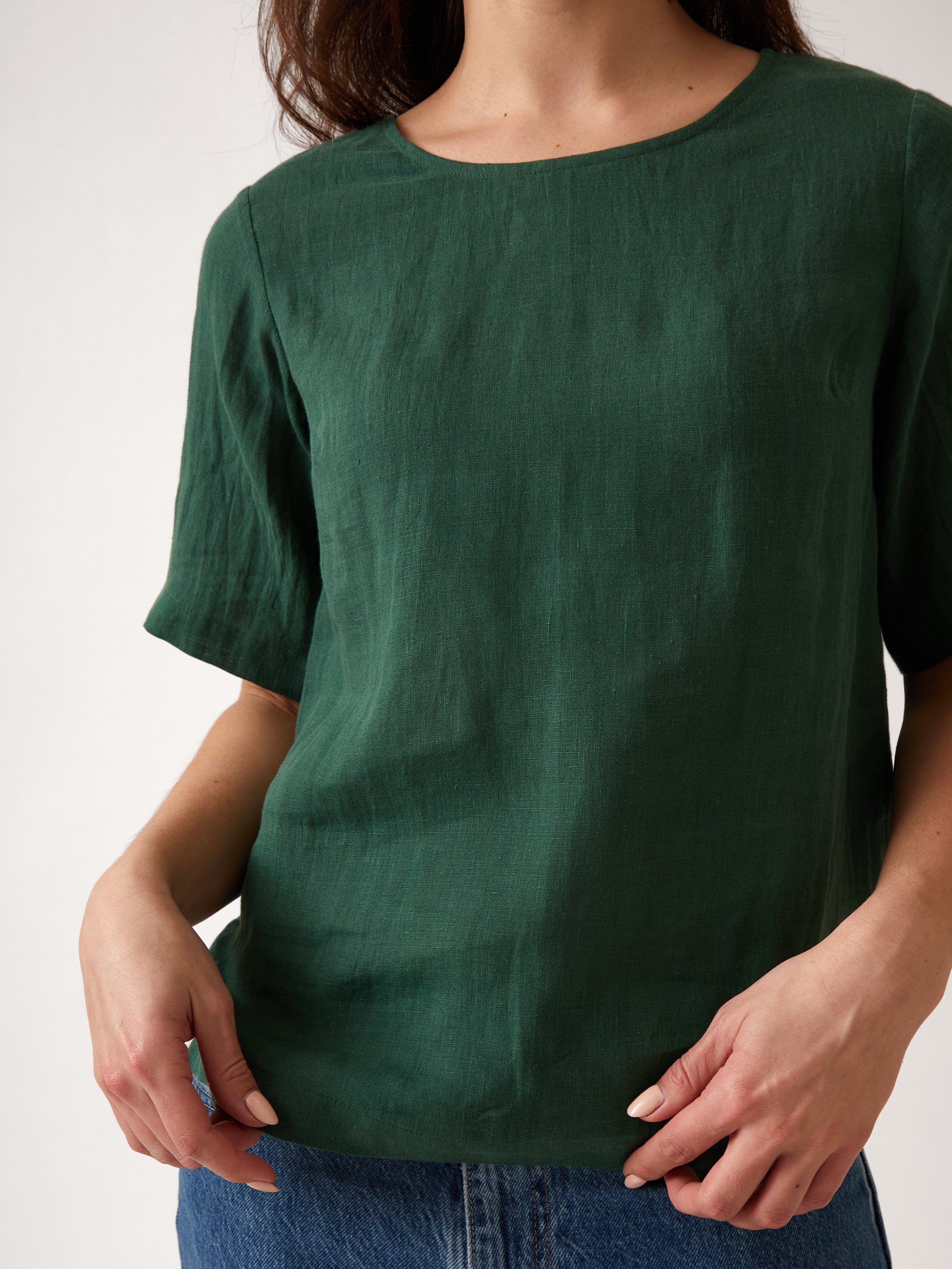 Mykonos Linen Tunic Top | Ivy-2