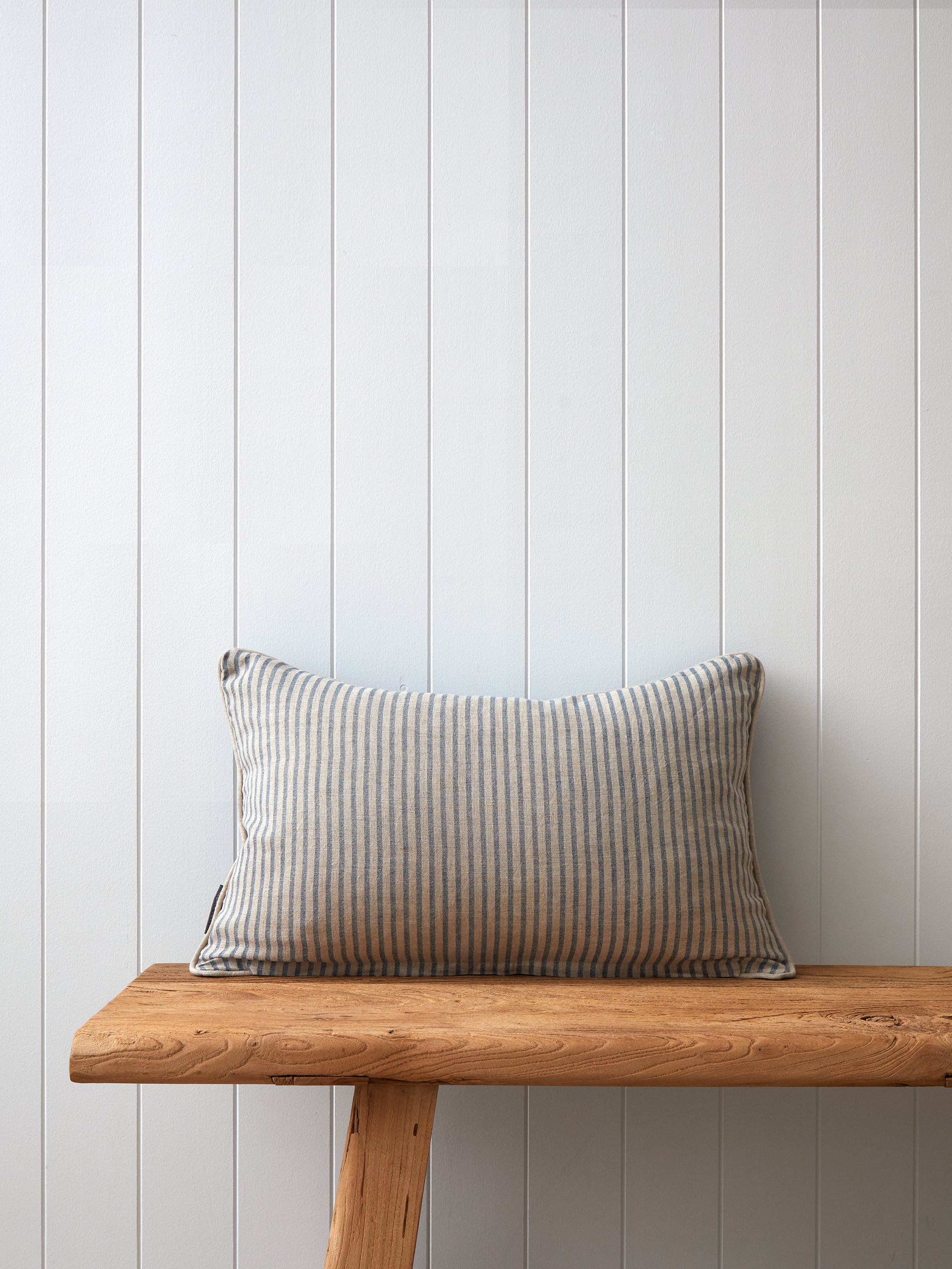 Nara Rectangle Cushion Cover | Navy Floral-3