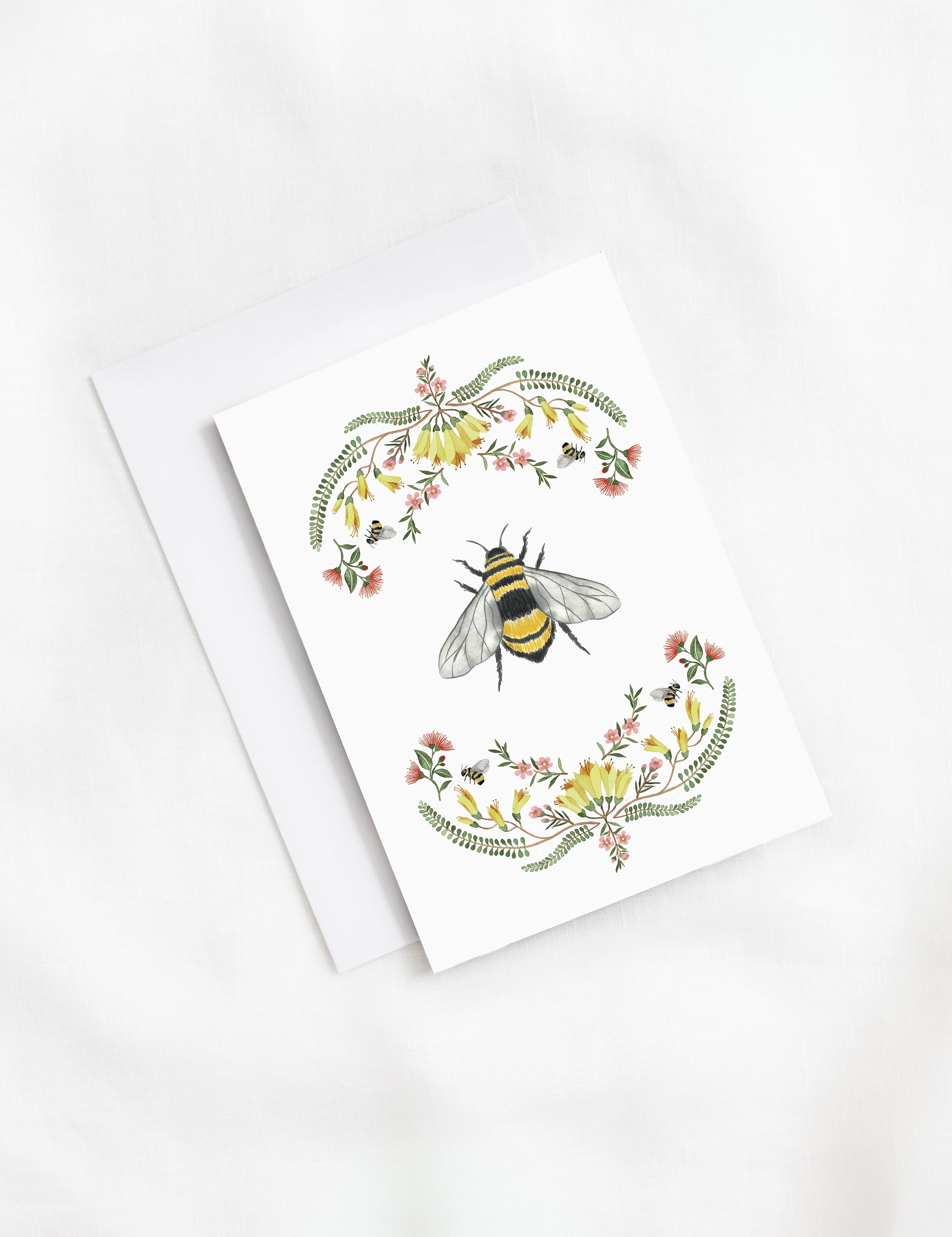 Native Bee Greeting Card | Bee-2