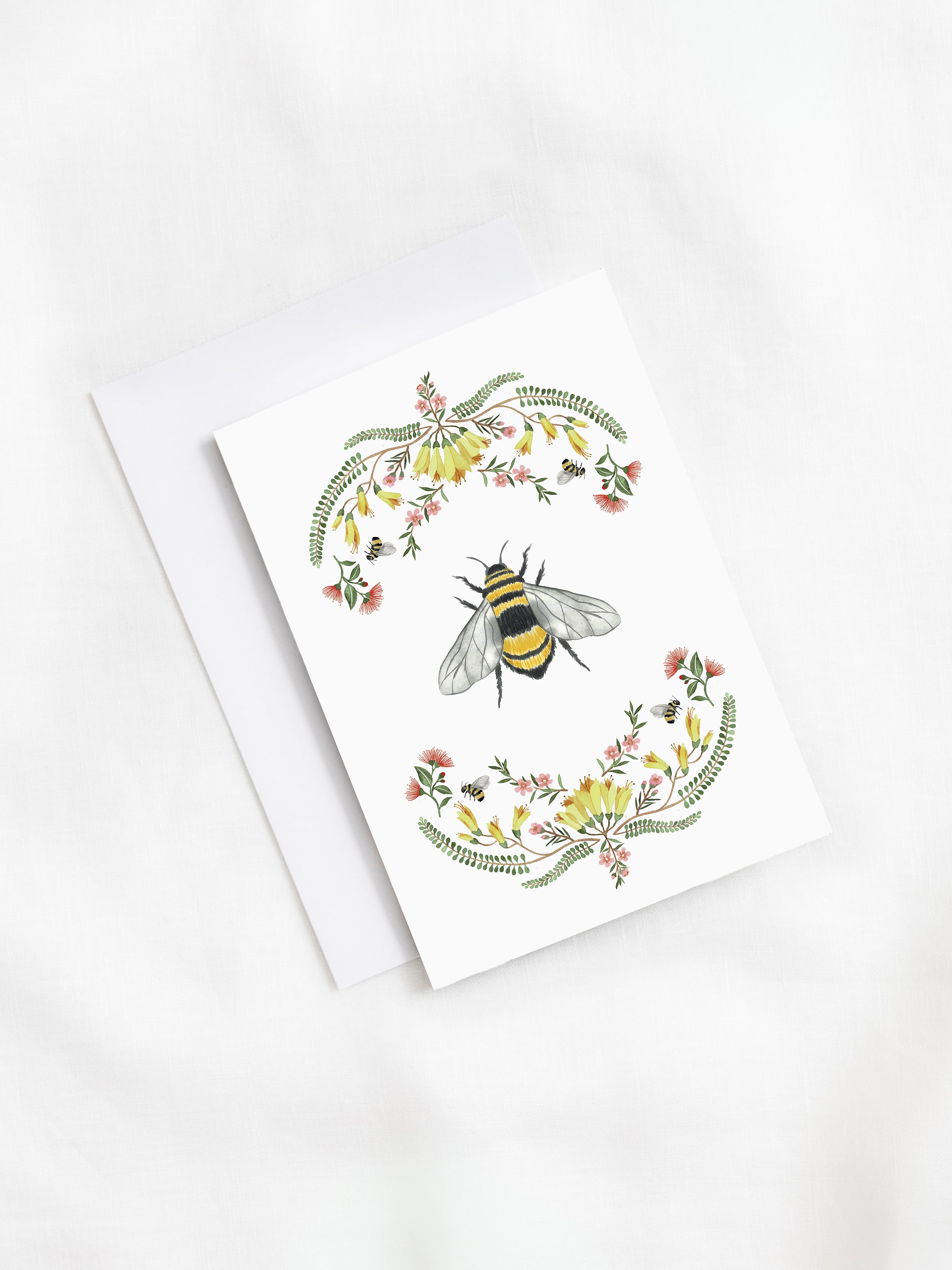 Native Bee Greeting Card | Bee-2