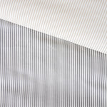 Purity Organic Cotton Duvet Cover Set | Charcoal/Natural Stripe-4