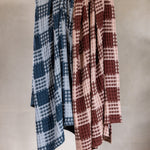 Arlo Waffle Blanket | Blue / Navy-3