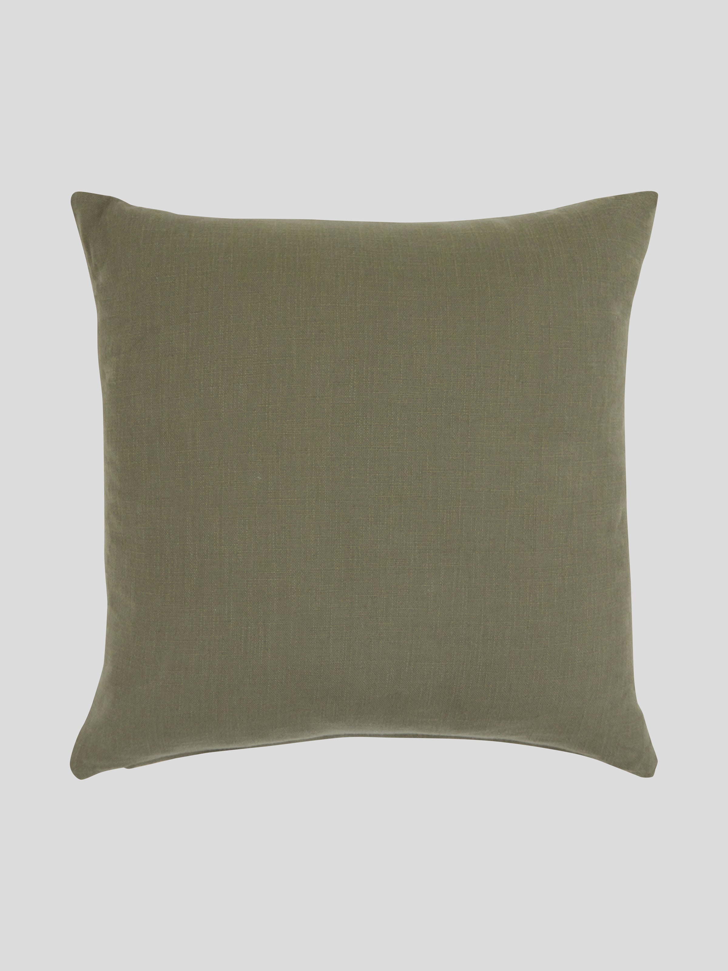 Newport Large Square Cushion Cover | Olive-1