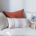Newport Large Square Cushion Cover | Rust-2