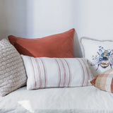 Newport Large Square Cushion Cover | Rust-2