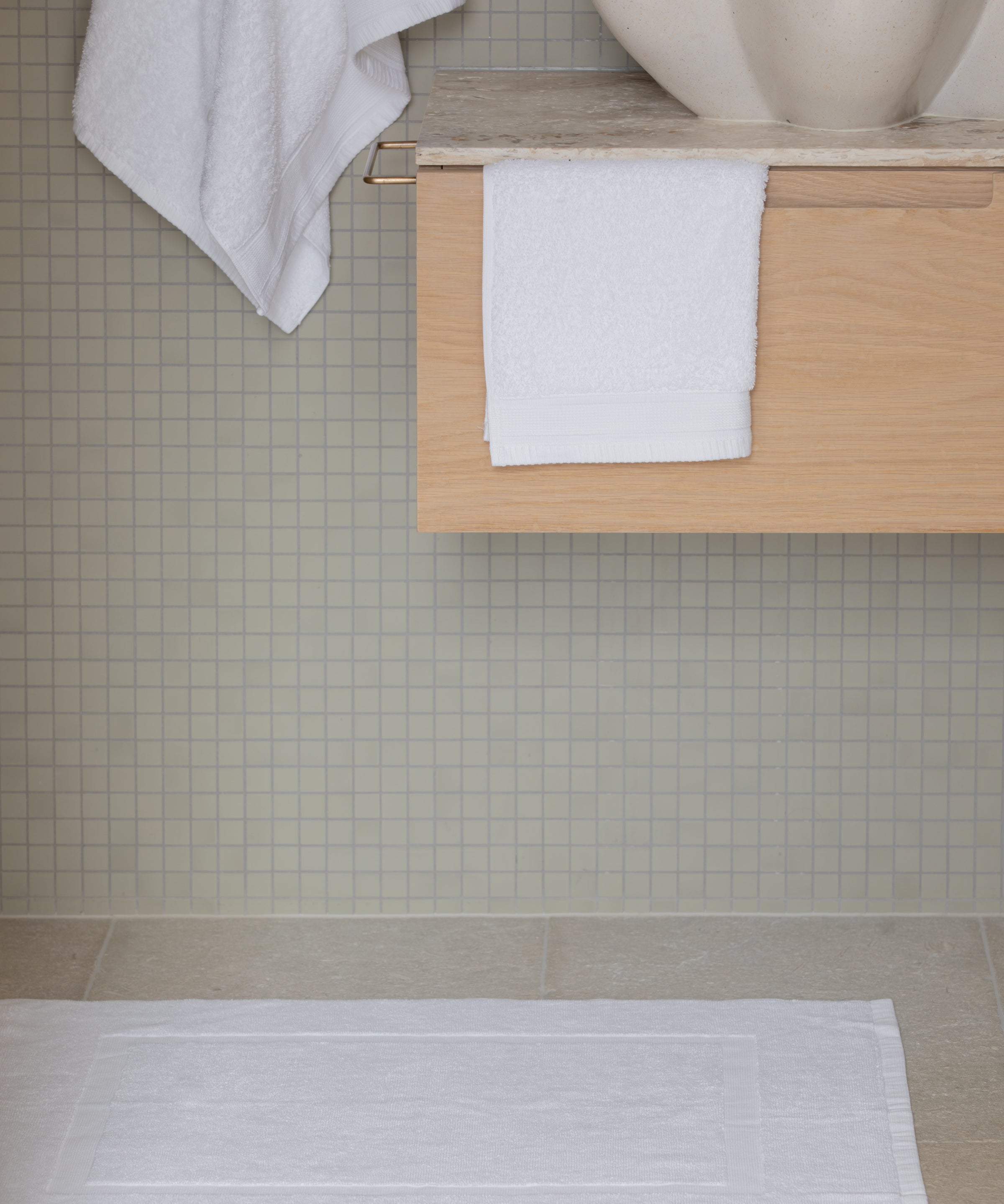 Oasis Bath Towel | White-5