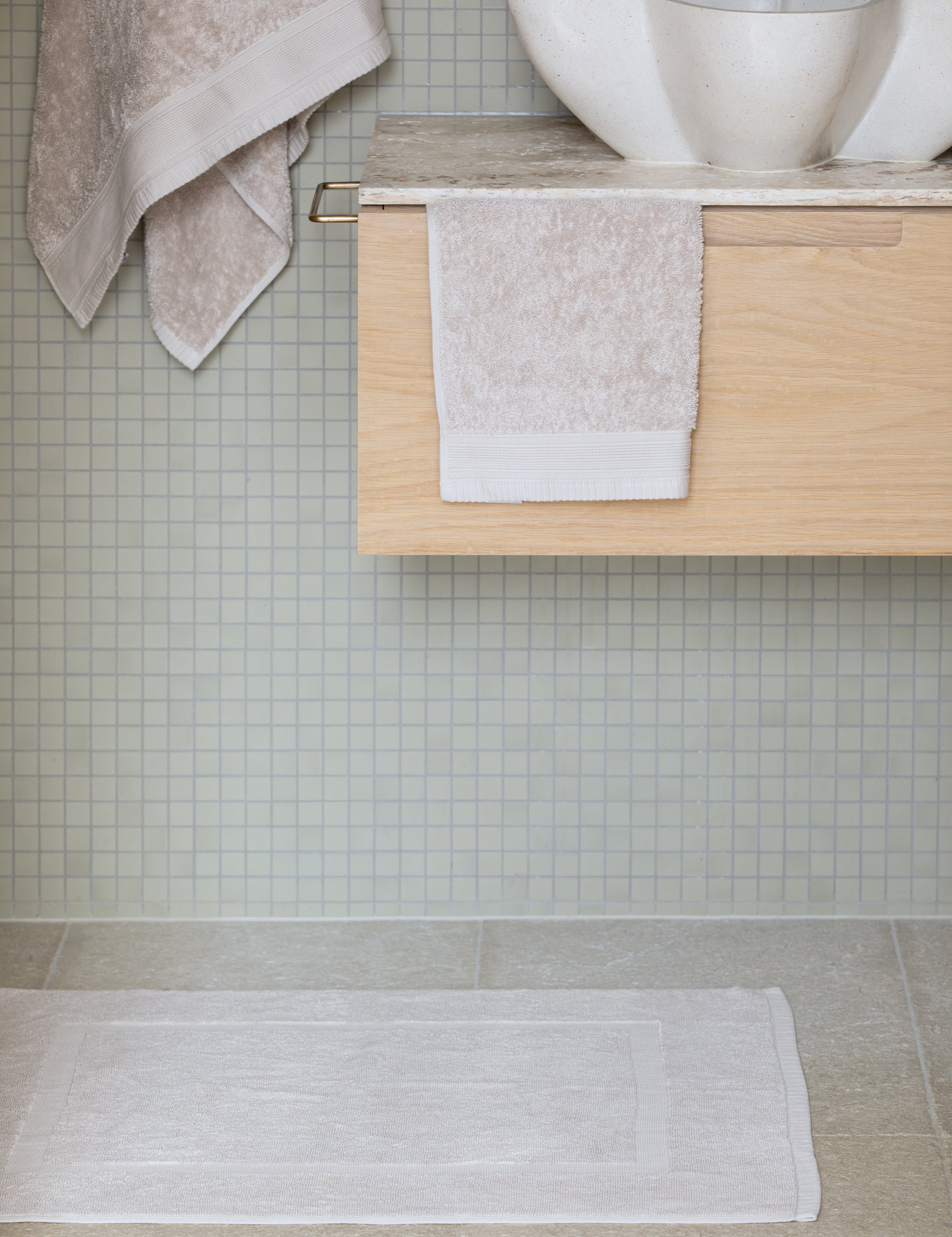 Oasis Face Cloth | Wheat-5