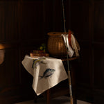Ocean Fish Linen Tea Towel | Multi-3