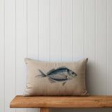Ocean Fish Rectangle Cushion Cover | Blue-1