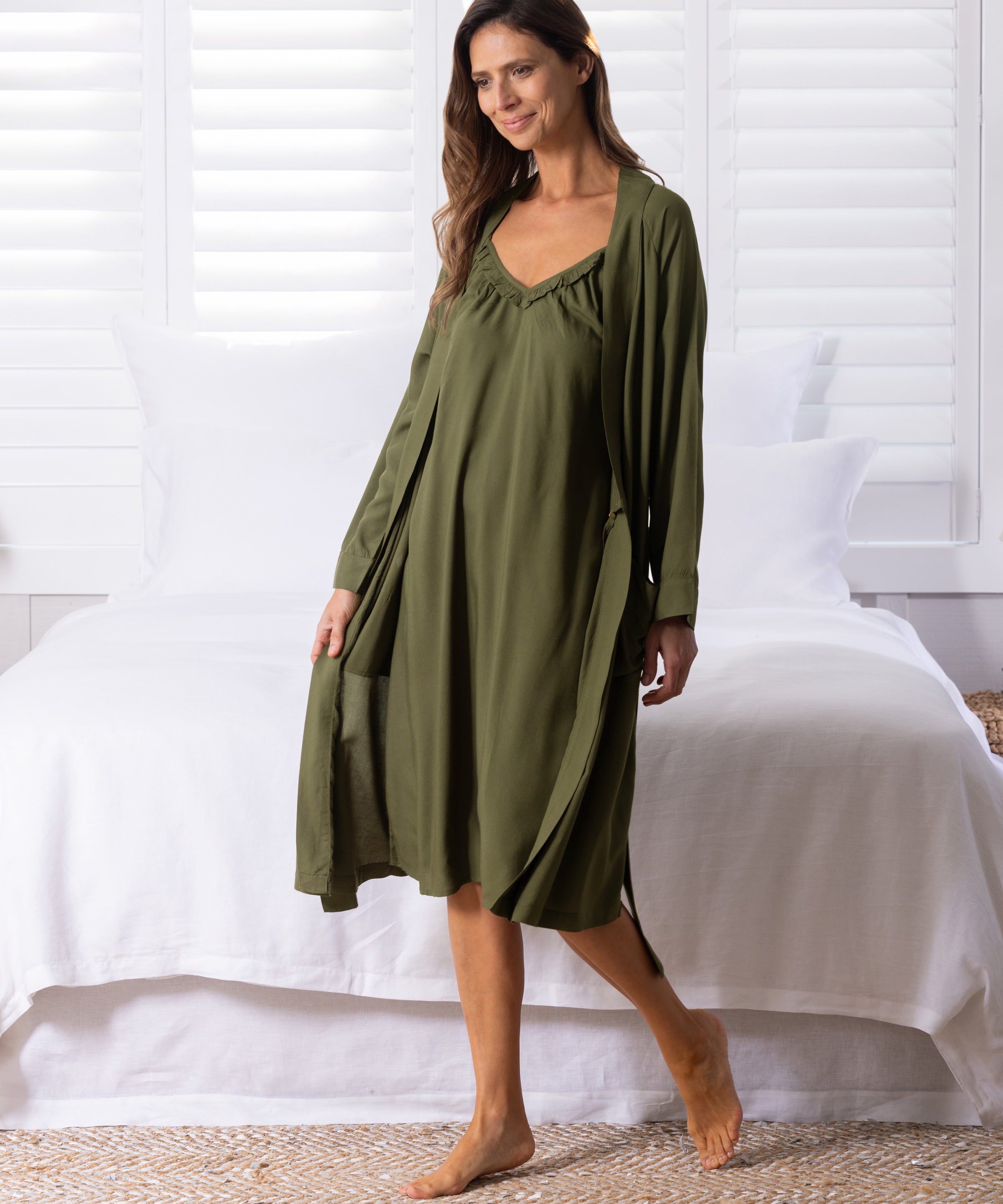 Olive Robe | Olive-5