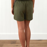 Olive Sleep Shorts | Olive-4