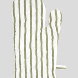Olivine Oven Glove | Green Stripe-1