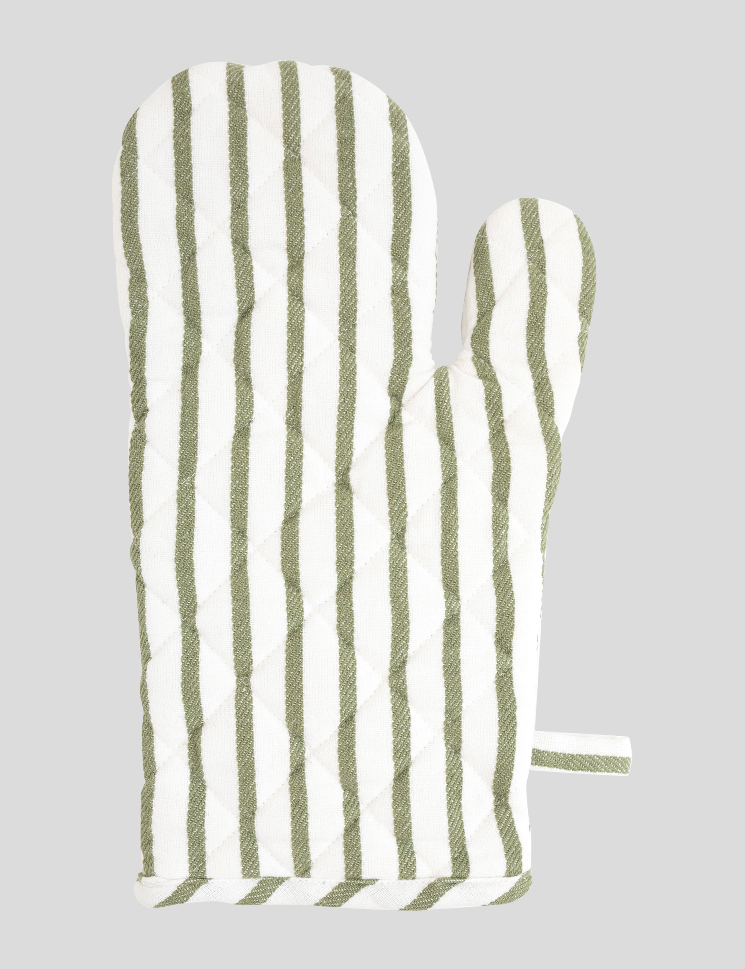 Olivine Oven Glove | Green Stripe-1