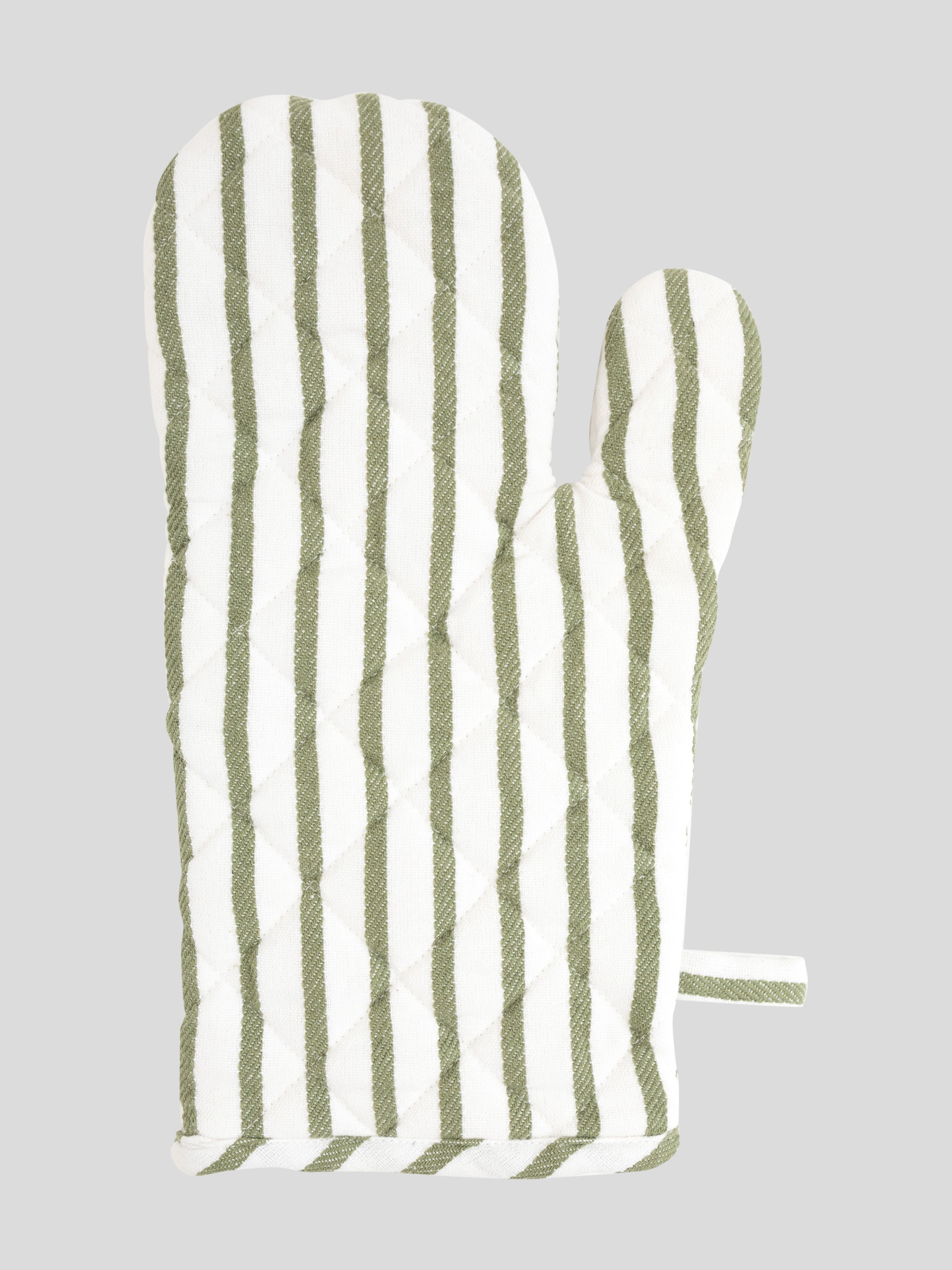 Olivine Oven Glove | Green Stripe-1