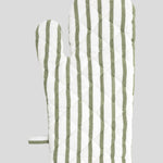 Olivine Oven Glove | Green Stripe-2