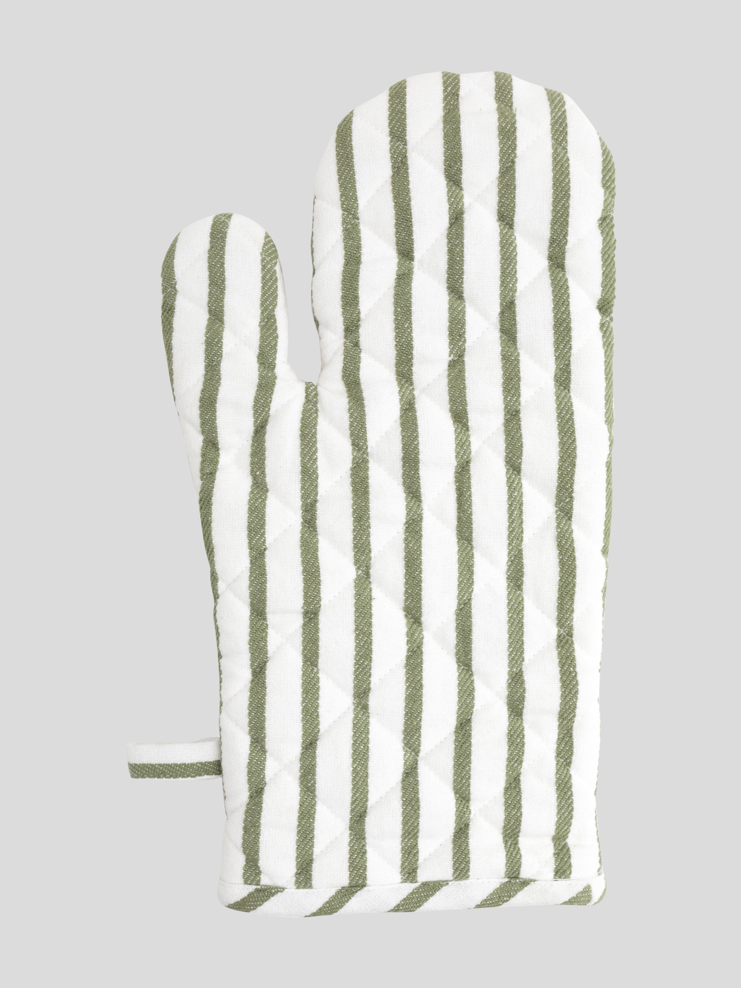 Olivine Oven Glove | Green Stripe-2