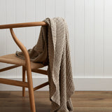 Omaha Cotton Throw | Beige-1