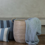 Omaha Cotton Throw | Sea Blue-2