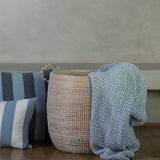 Omaha Cotton Throw | Sea Blue-2