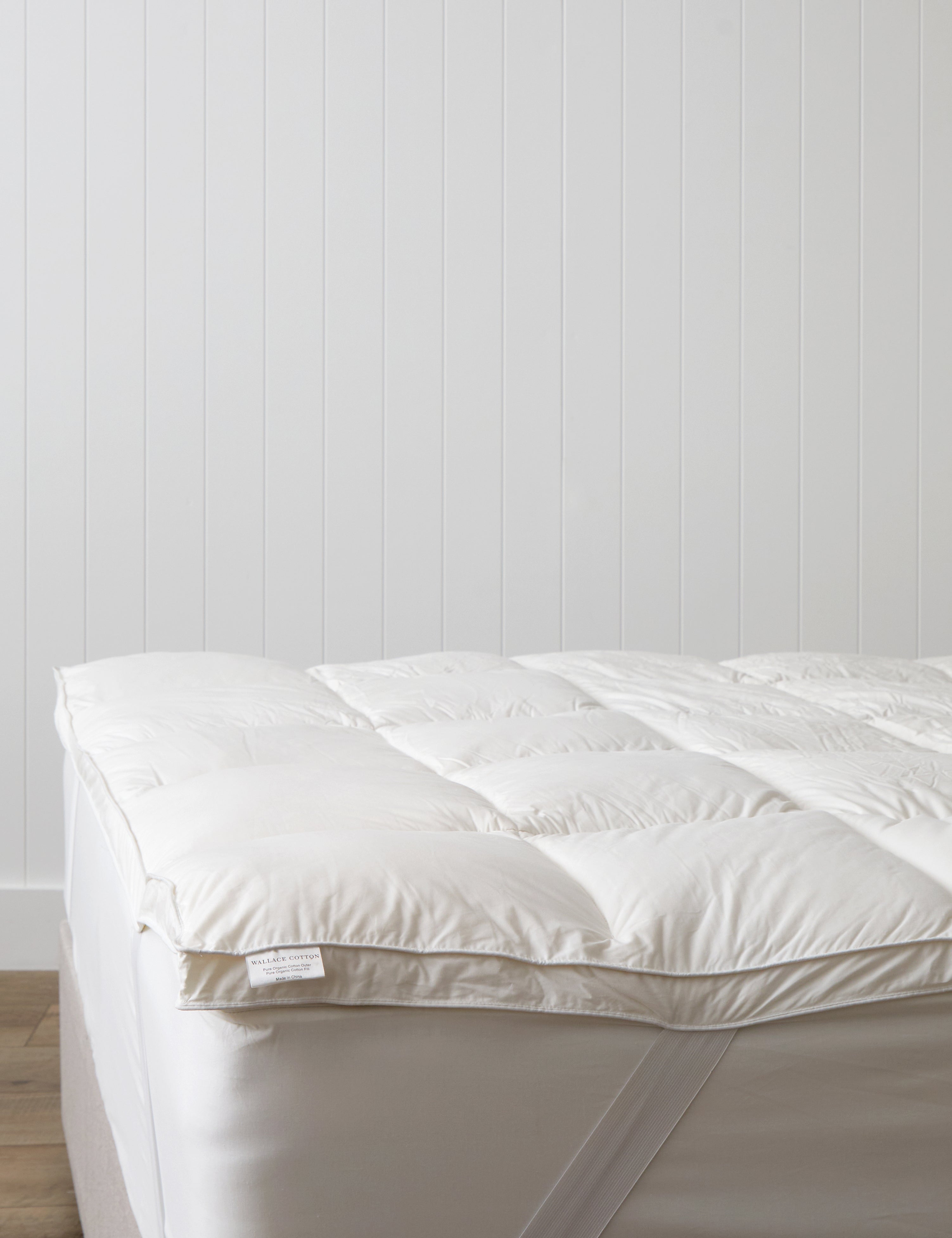 Organic Cotton Mattress Topper | White-1