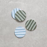 Otto Ceramic Coasters Set of 4 | Stripe-1