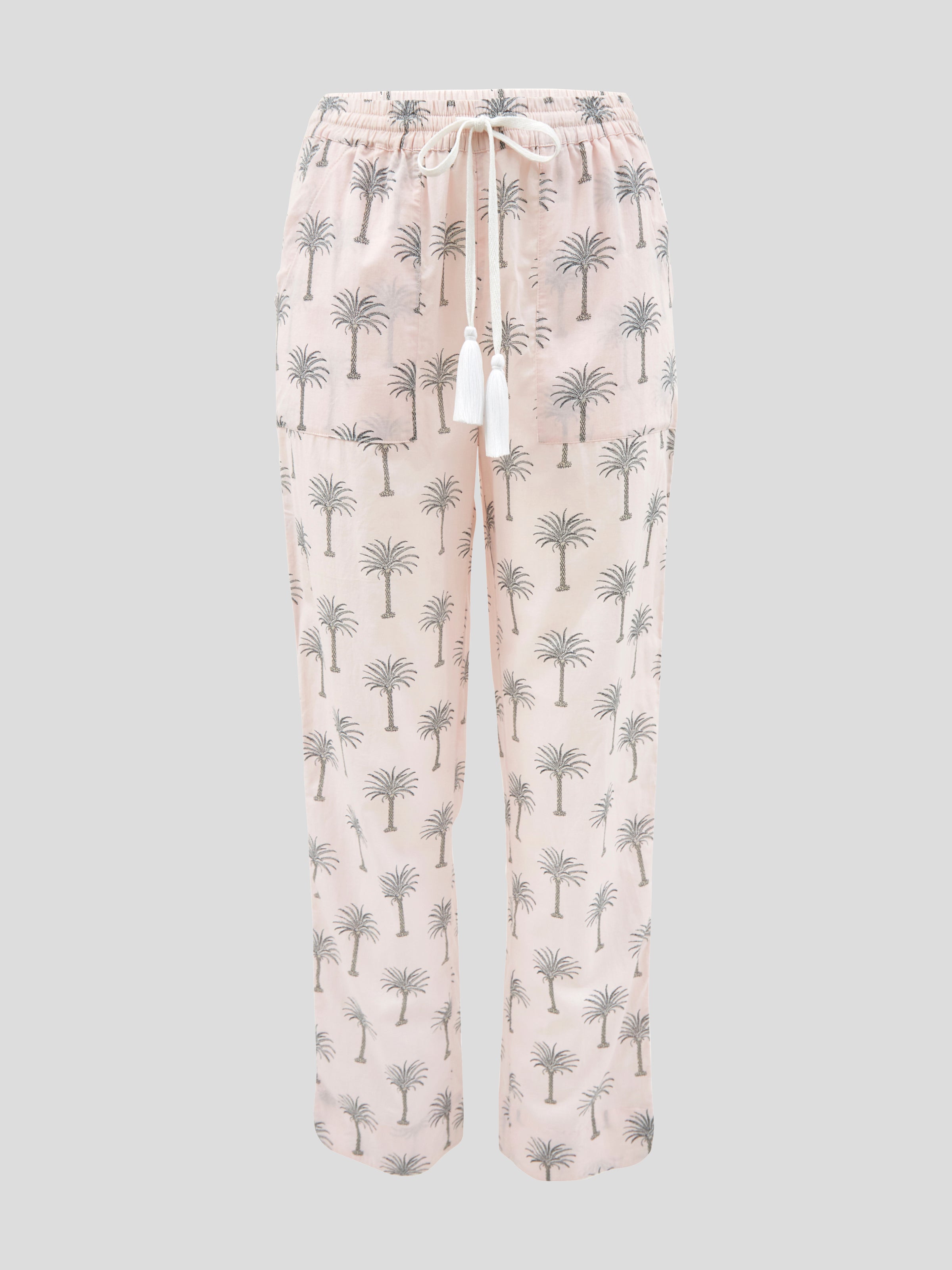 Palm Springs PJ Pants | Pale Pink-2
