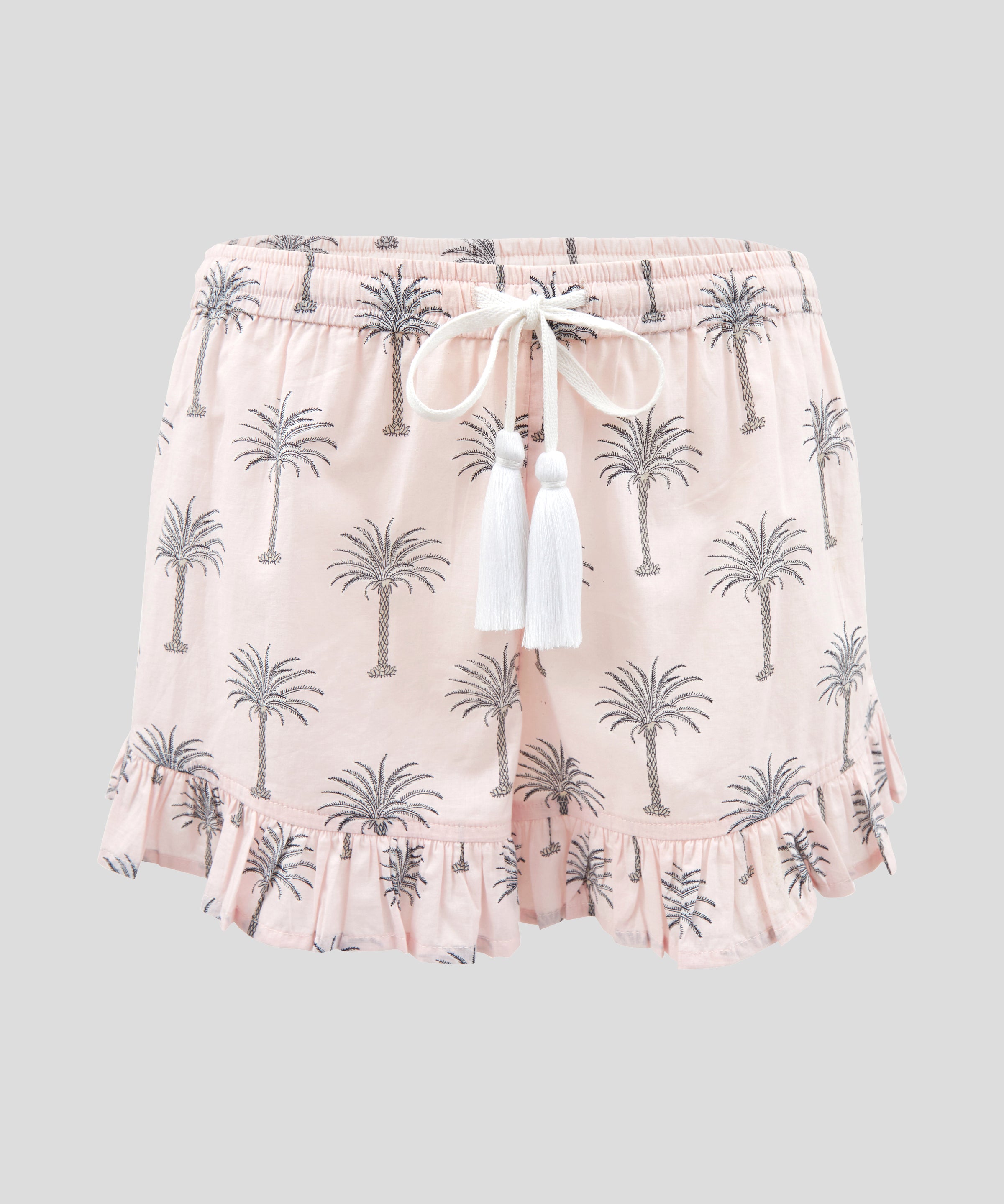Palm Springs Sleep Shorts | Pale Pink-2
