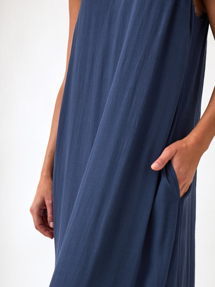 Palmero Rayon Dress in Olive