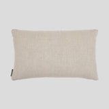 Palmetto Leaf Rectangle Cushion Cover | Blue White-3