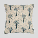 Palmetto Square Cushion Cover | Blue Natural-1