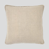 Panama Embroidery Square Cushion Cover | Natural-3