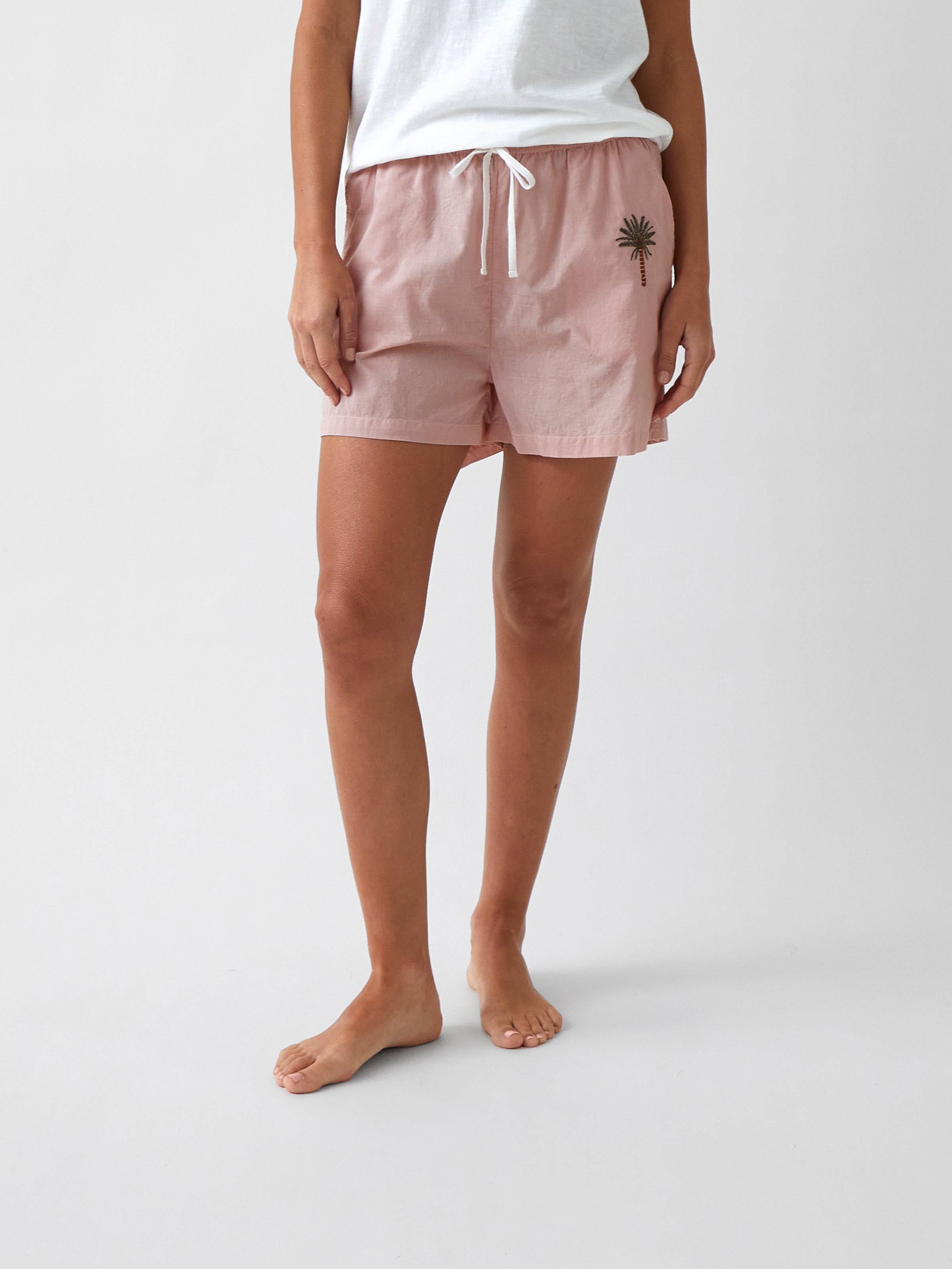 Paradiso Sleep Shorts | Pink-1