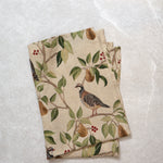 Partridge Linen Tea Towel | Multi-1