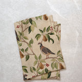 Partridge Linen Tea Towel | Multi-1