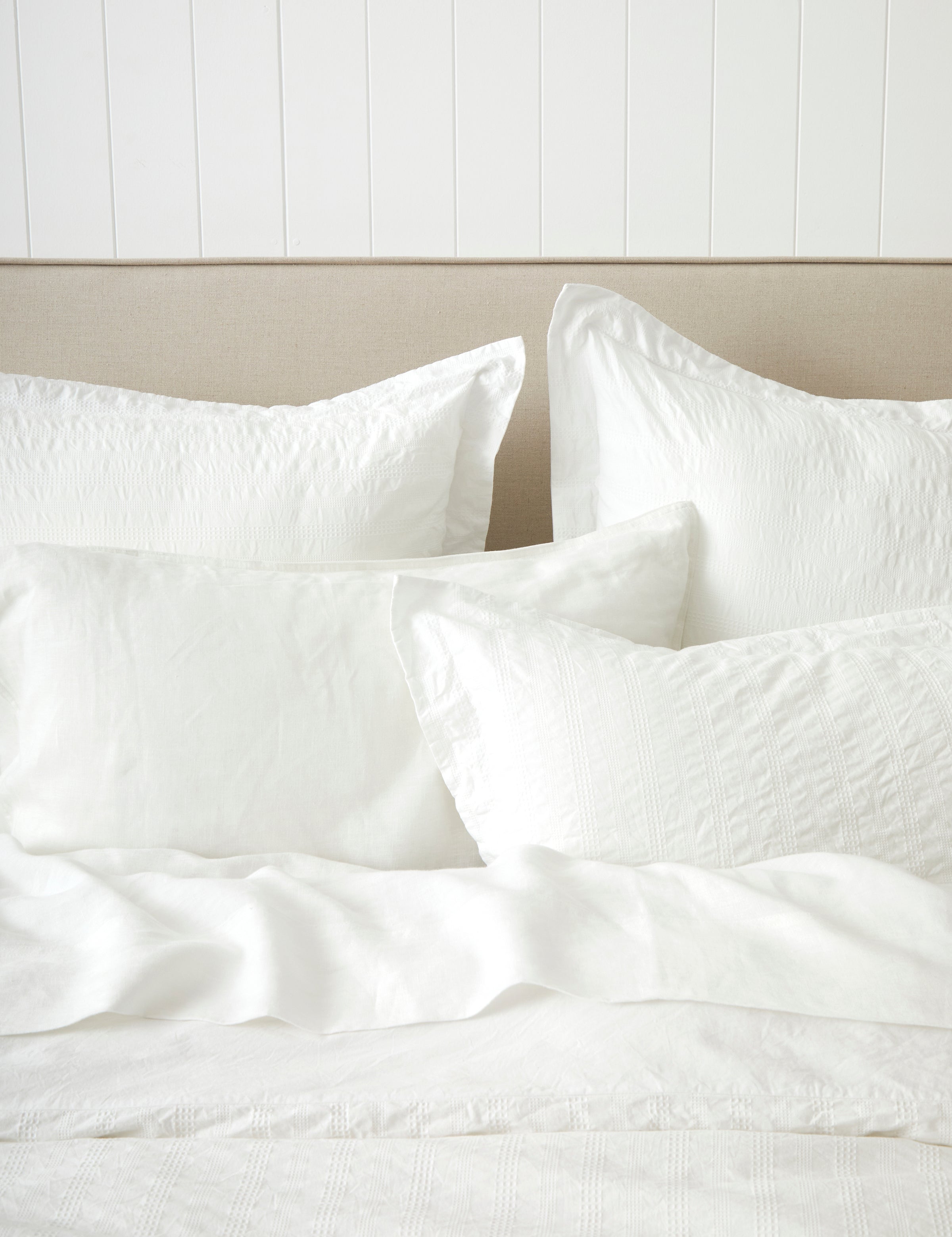 Patience Duvet Cover Set | White-2