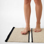 Patio Door Mat | Black Stripe-1